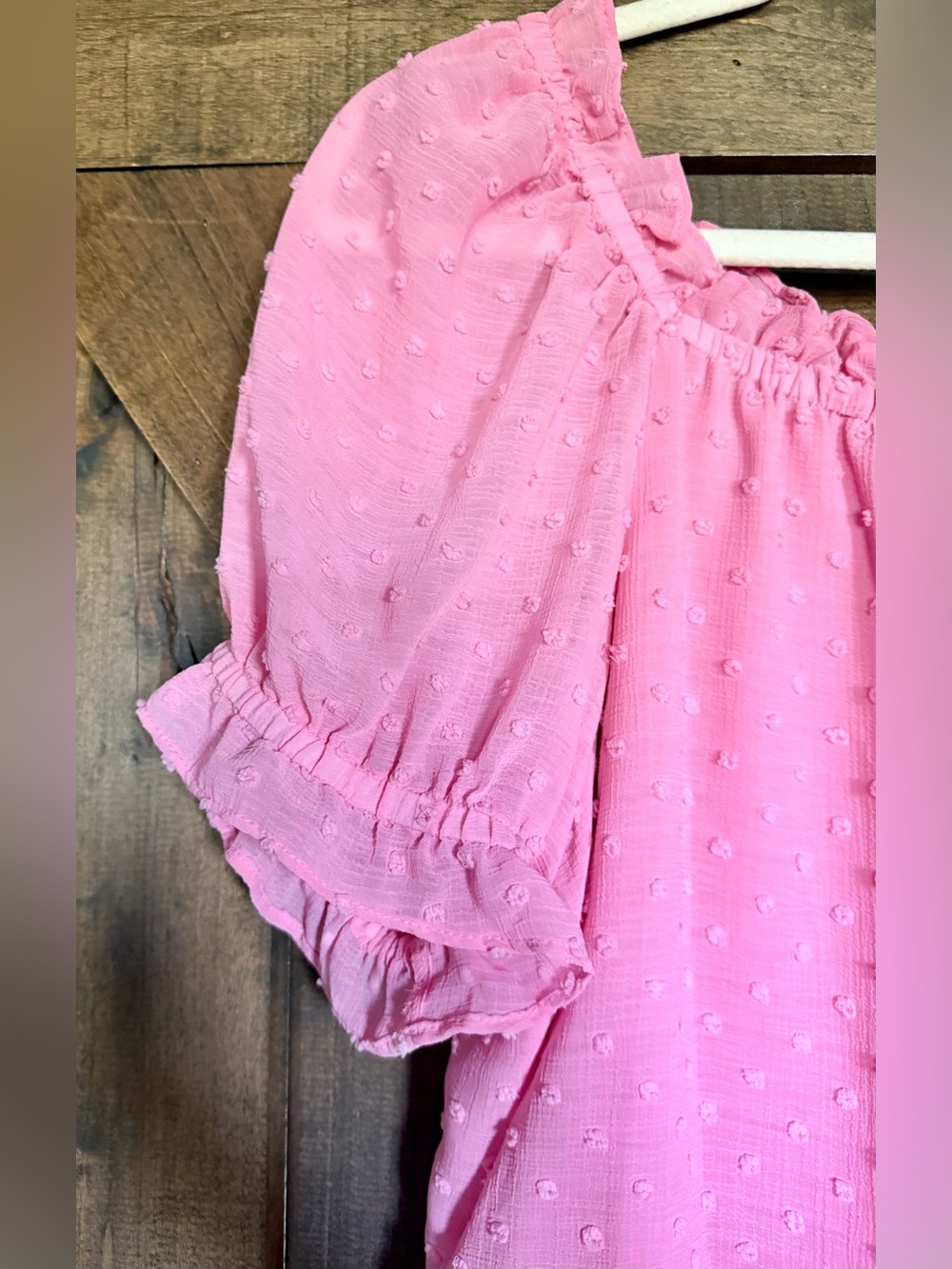 EUC CeCe Bubblegum Pink Scoop Neck Blouse - Picture 4 of 12